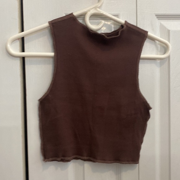 Arden brown tank top - Picture 2 of 2